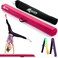 Kidnata 8 FT Portable Rainbow Folding Balance Beam for Kids Ages 612 with Anti Slip Base Handle and Carry Bag  Suede Cover and EVA Foam for Kids Balance Beam Practice at Home