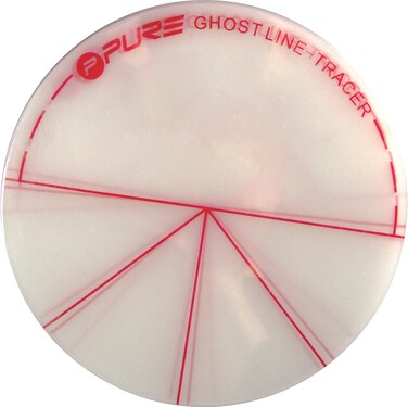 Pure2Improve Unisexs Ghost Holes Putting Line Training Aid Transparent Set of 4 set of 4