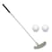 Golf Putter Two Ways Golf Putters for Men RightLeft HandedIndoorOutdoor Mini Kids Club Golf SetSturdy Putter Shaft with 2 Plastic Practice Golf Balls for Any Putting Green Mat Home Office