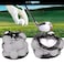 Tbest 3 Size Nylon Mesh Drawstring Pouch Golf Balls Holder Storage Bag Black