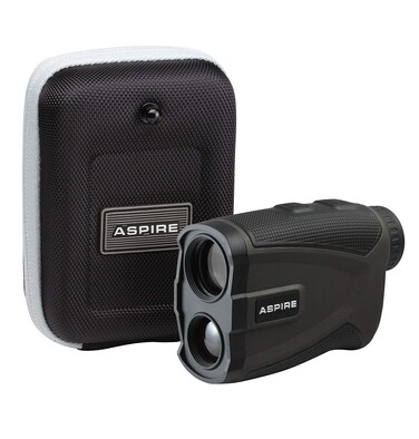 Aspire Golf Platinum Laser Rangefinder with Slope 6X Magnification 1000 Yards Pin Seek Target Lock Vibration Alert Noise Filtration IPX5 Water Resistance  Case and Battery Included