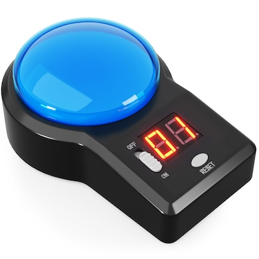 Easy Round Counter Large Digital with Magnetic Back  Perfect as a Workout Golf Pitch Lap Warehouse or People  Magnetic Portable Compact Quiet  Discrete