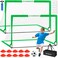 Kids Soccer Goals for Backyard Set  2 of 6x4 ft Portable Soccer Goal Training Equipment Practice Soccer Net with Soccer Ball Cones Bag Soccer Set for Kids Youth Toddler Games Sports Outdoor Play