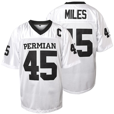 Boobie Miles Jersey 45 Permian Friday Night Lights Football Jersey White Black SXXXL