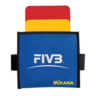 Mikasa VK Volleyball Referee Cards RedYellow Size 4