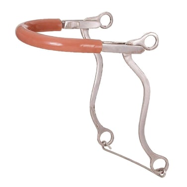 Tough 1 Kelly Silver Star Hackamore with Rubber Tubing