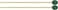 Mike Balter 12B Ensemble Series Medium Marimba Mallets with Birch Handles Hard Green