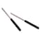 Nimiman 1 Pair Belly Dance Wings Sticks Portable Telescopic Stainless Steel Sticks Black