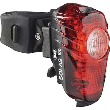 NiteRider Solas 100 Lumens USB Rechargeable Bike Tail Light Powerful Daylight Visible Bicycle LED Rear Light Easy to Install Road Mountain City Commuting Adventure Cycling Safety Flash