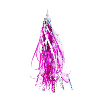 HugeStore Kids Bicycle Bike Handlebar Scooter Streamers Sparkle Tassel Ribbon for Girls Boys Hot Pink