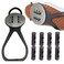 VISIOLEX Motorcycles Bicycle Flint Pads Skateboard Accessories Bicycle Friction Spark Tool Pads Foot Brake Sparks Foot Pressure Sliders Riding Shoe Covers 1Shoe Cover  4Flint Pad