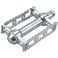 MKS pedals Sylvan Touring silver 2 pieces