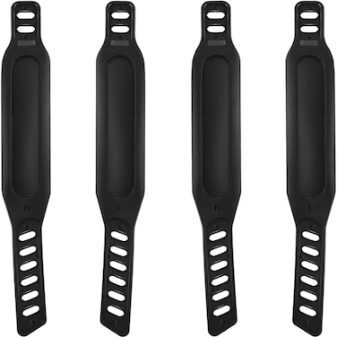 Gejoy 2 Pairs Exercise Bike Pedal Straps Universal Pedal Straps of 17 x 12 Inch for Spinning Exercise Cycle Home or Gym