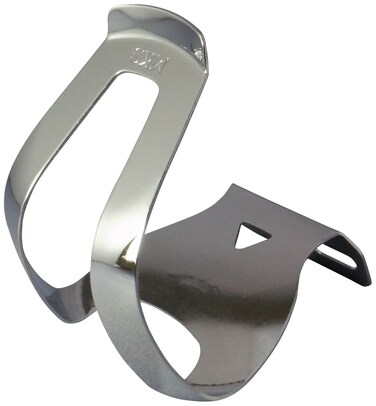 MKS Half Clip Steel  Deep Durable steel construction with a deep design for secure foot placement enhancing cycling comfort and control
