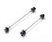 Wileosix Hex Locking Skewer M5 Hex Head Anti Theft Quick Release Secure Lock Skewers Set Cycling Wheels Locking