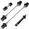CyclingDeal Bike Bicycle Wheel Hub Non Quick Release Lock Skewers Set  Prevent Removing Wheels  Seatpost by Hands  with Tool