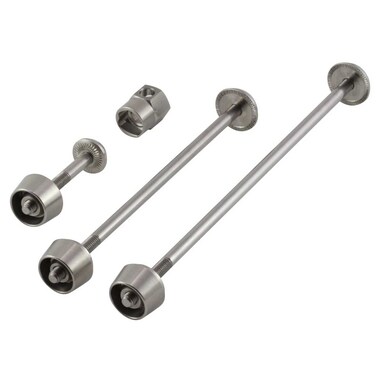 ACS BMX Pitlock P020000 FwRwSp Skewers 3 Pack Set 02 Silver