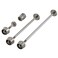 ACS BMX Pitlock P020000 FwRwSp Skewers 3 Pack Set 02 Silver