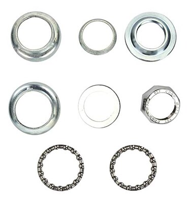 Freefly 8 PCS Set 1 Threaded Bicycle Headset Combo Bicycle Front Fork Bowl Set
