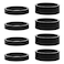 ECSiNG 8Pcs Head Stem Spacer Replacement Head Tube Spacer Aluminum Alloy Headset Washer Bicycle Accessories Compatible with 254mm Front Stem Fork MTBBMXMountain Bike