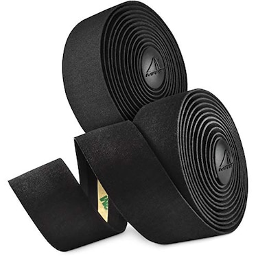 MARQUE Suede Bike Handlebar Tape  Road Cycling Bicycle Handle Bar Wrap 2PCS per Set Black