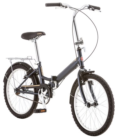 Schwinn Hinge Adult Folding Bike 20inch Wheels Rear Carry Rack Carrying Bag Multiple Colors