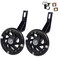Luvbestaken Training Wheels for Bike Compatible for Bikes of 16 Inch Flash Mute Wheel black