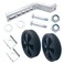 FANGULU Childrens Bicycle Training Wheels Adjustable 12 14 16 18 20 Bicycle Training Wheels for Children Bicycle Stabilizer1 Set