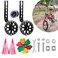 SunnySmile training wheels flash mute wheel bicycle stabiliser mounted Kit black2