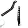 YehVeh 2 Pack Bike Training Wheels Mounting Support Bar Replacement Rod Heavy Duty Metal Bracket Universal and Adjustable for 1220 Inch Kids Bicycle Stabilizer Auxiliary Balance Wheel
