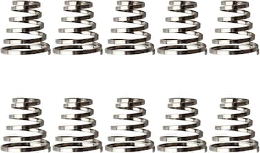 GANPUB 10Pcs Silver Bike Wheel Skewer Spring Stainless Steel Bike Hub Quick Release for Cycling Mountain Road Bike Bike Wheel Skewer Spring Bicycles Hub Quick Release Lever Lever Shafts Spring