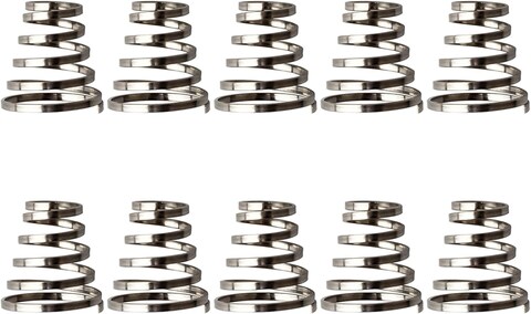 GANPUB 10Pcs Silver Bike Wheel Skewer Spring Stainless Steel Bike Hub Quick Release for Cycling Mountain Road Bike Bike Wheel Skewer Spring Bicycles Hub Quick Release Lever Lever Shafts Spring