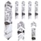 Kingsea Mountain Bike Frame Protector All Mountain Style Honeycomb High Impact Frame Guard Total Honeycomb High Impact Frame Guard Full Set of Protection Stickers for Bicycles