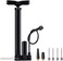 SZSHIMAO High Pressure Bike Floor Pump Bicycle Pump Bike Pump Stand Pump 160PSI with Presta Schrader Valves Bike Air Pump with Ball Pump Needle for Bike Basketball