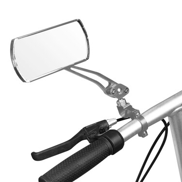 Jeemitery Bicycle MirrorA Pair of 360Rotation Back Rearview Mirror Handlebar Wide Angle Bike Mirror  black