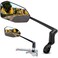 XNITO Handlebar Bike Mirror  Large HD field of vision  Fully Adjustable and Rotatable  Bicycle Rear View Mirror for Electric Bikes  Scooters  Bike Mirror Handlebar Mount  Ebike Accessories