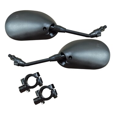 Hurtle Adjustable Handlebar Rearview Mirror  HD BlastResistant Safe CrystalClear Glass Bike Accessories Fits 2126mm Diameter MTB Mountain Road Bicycle Motorcycle Electric Scooter Etc