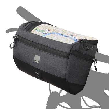 Roswheel Essentials Series 111459 Water Resistant Bike Bicycle Handlebar Bag Map Phone Case