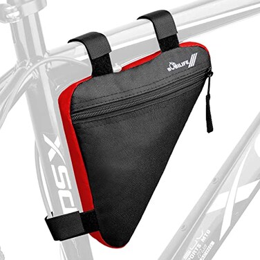 BOBILIFE Bike Triangle Frame Bag  Bicycle Cycling Storage Triangle Top Tube Front Pouch Saddle Bag for Road and Mountain Bikes