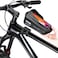 WILD MAN Quick Release Bike Frame Bag with TPU Touch Screen Top Tube Bike Phone Front Frame Bag for Mountain Road Bike MTB CyclingE12XBlack