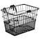 Bicycles Detachable Steel HalfMesh Apollo Bike Basket with Builtin Handles WeatherResistant Steel and Integrated Hooks for Easy Assembly to Front Handlebar