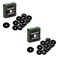 Tweeten Tefco Master Pool Billiard Table Spots 24 pcs2 Boxes  1 14  Black