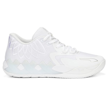 PUMA Womens Mb01 Lo Basketball Sneakers Shoes  White