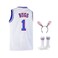 Bugs 1 Space Mens Movie Jersey Basketball Jersey with Head Hoop  Socks White SXXL