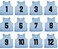 Oso Athletics Sets of 12 112 1324 2536 3748 Premium Polyester Mesh Numbered Jerseys Pinnies