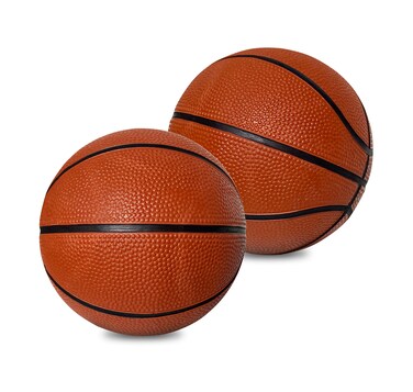 Botabee 5 Rubber Premium Small Basketball  2 Pack  Perfect for Mini Basketball Hoop or Kids Basketball  Outdoor Play and Indoor Basketball  Realistic Bounce and Durable Construction