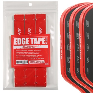 PICKLETECH Pickleball Edge Guard Tape with Logo  Racket Edge Protection TapeFit Perfectly Curved Edge