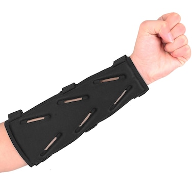 KRATARC Archery Arm Guard Adjustable Protective 3Strap Accessory Lightweight Hunting Target Shooting Adult Unisex Arm Guards for Athletic use