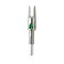 Axe Green Lit Nocks for AX405 Crossbolts  Designed to fit AX405 166 Diameter Crossbolts Crossbow String Activated Injection Molded Lighted Nock System Super Bright LED Weight 44 Grains
