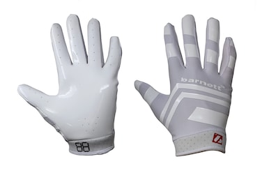 BARNETT FRG03 White American Football Gloves Pro Receiver REDBRB